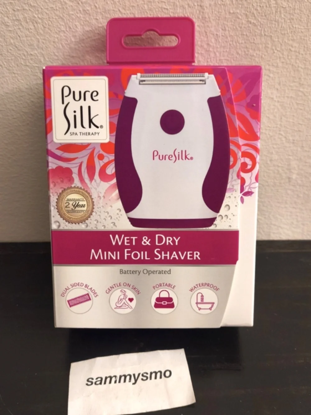 Pure silk wet & dry mini foil hair shaver leg & body shaver - Brand New